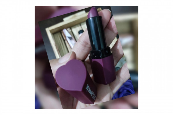 رژلب بنفس رژلب قلبی