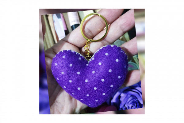 جاکلیدی نمدی جاسوئیچی قلب