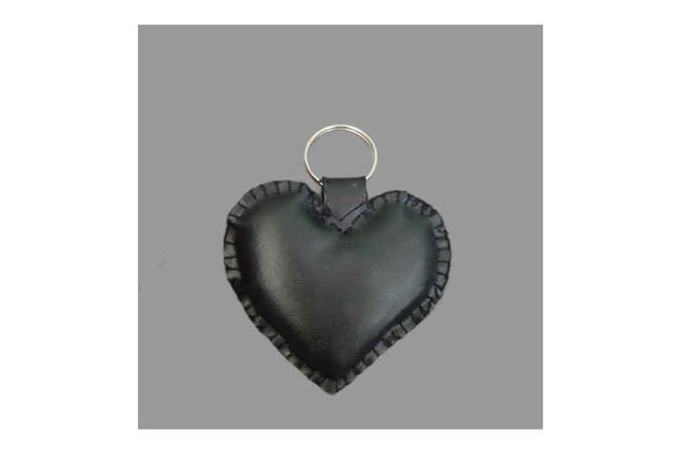 جاکلیدی چرم قلبی