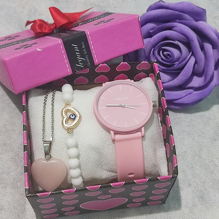 هدیه روز دختر هدیه تولد دخترانه ساعت بالون ساعت صورتی دخترانه