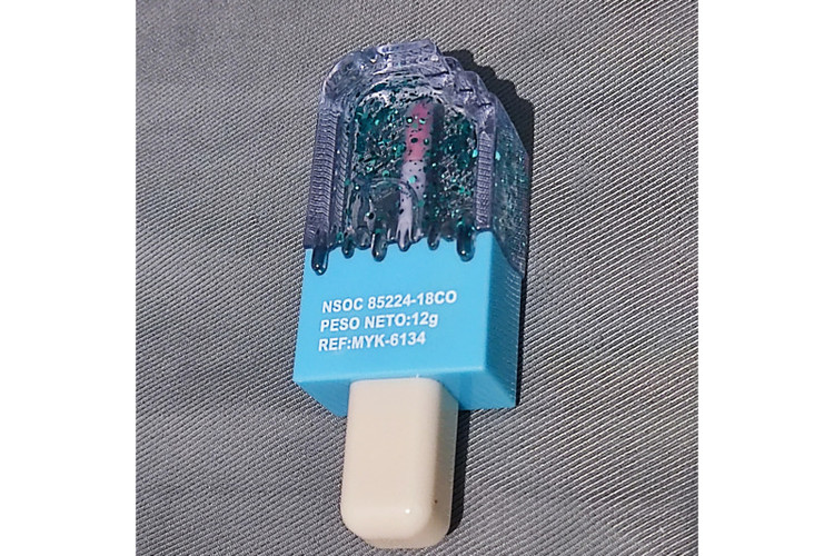 تینت لب بستنی آبی