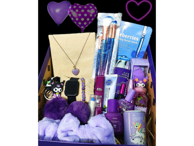 پک کادویی دخترانه تم بنفش